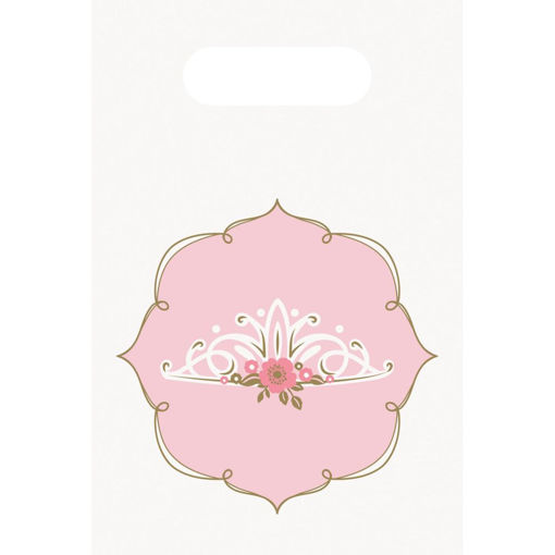 Picture of PRINCESS FOR A DAY PAPER PARTY BAGS 23.2 X 16.3CM - 8PK